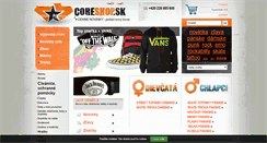 Desktop Screenshot of coreshop.sk